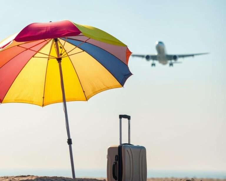 parasol plażowy do samolotu ryanair