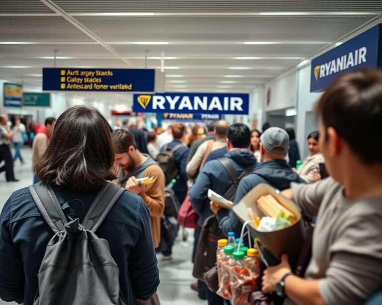 przewóz żywności samolotem ryanair