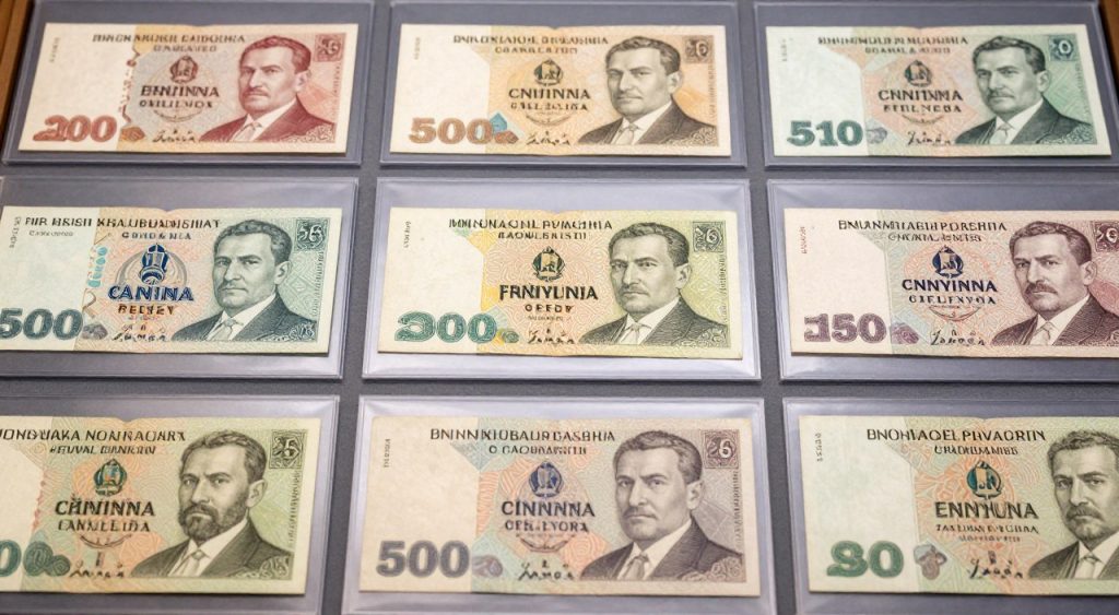 Historia waluty Bośni - stare banknoty dinar&oacute;w