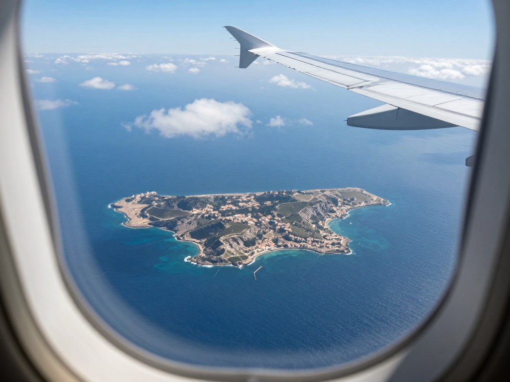 Malta wakacje lot samolot nad morzem Malta wakacje lot samolot nad morzem