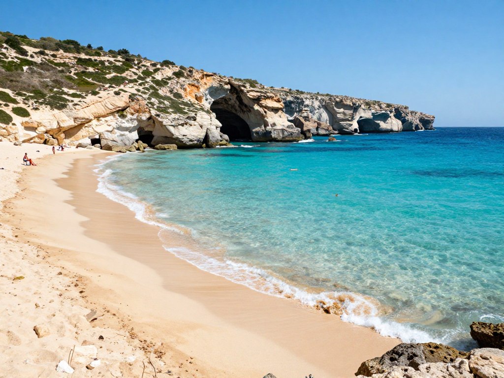Malta wakacje plaża turkusowa woda Malta wakacje plaża turkusowa woda